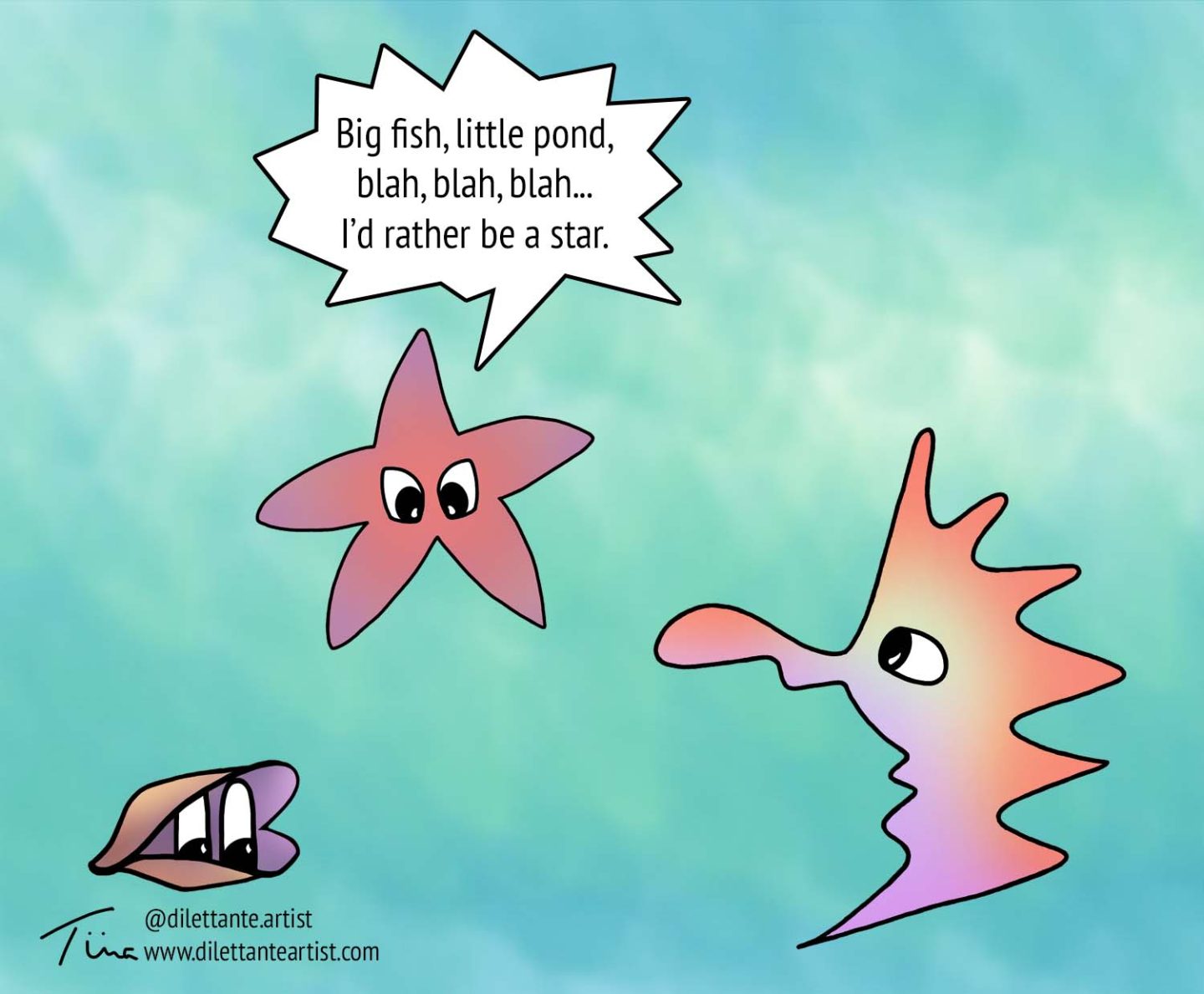 starfish cartoon